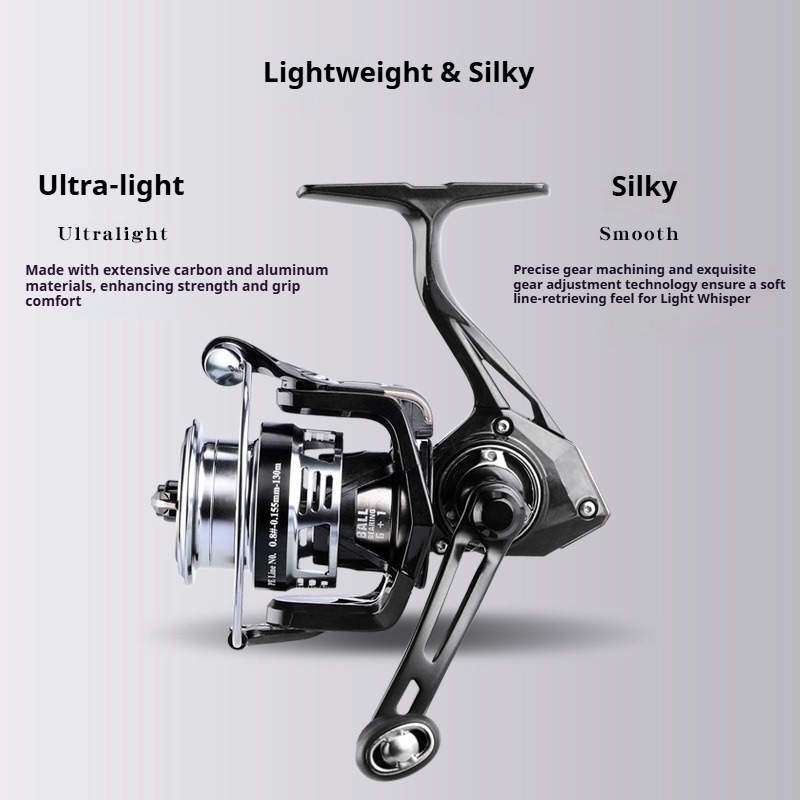 Xiongwang Lure Whisper Spinnin - Abu Garcia Reel Revo review and price