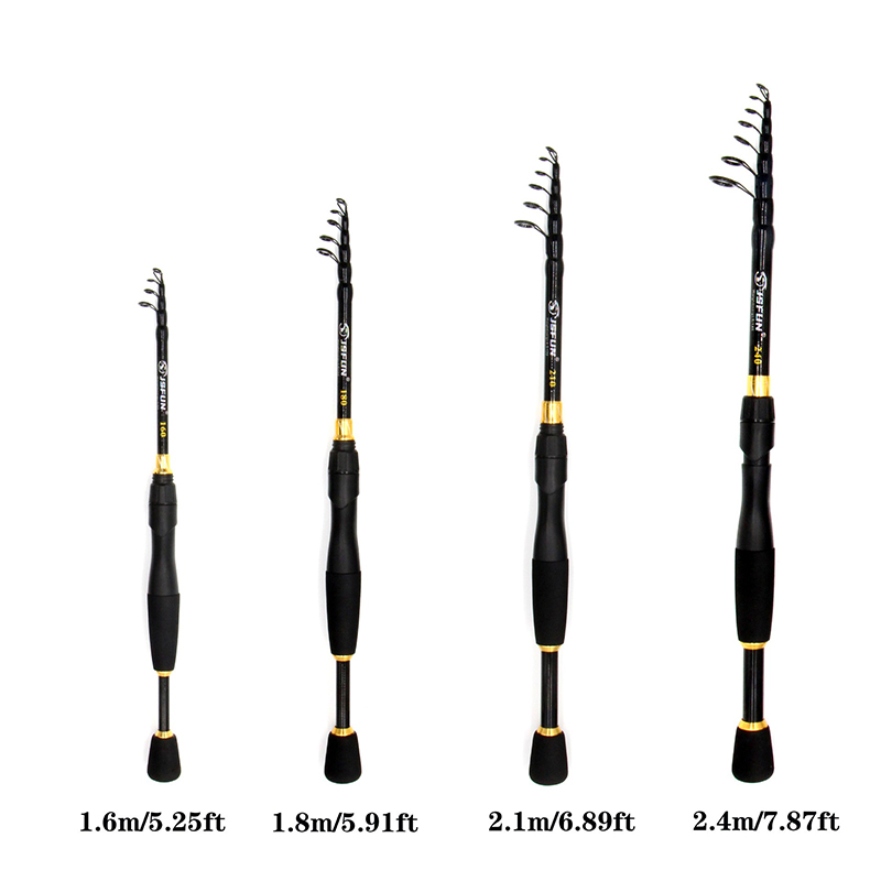 JSFUN Telescopic Fishing Rod   - Fishing Rod Carbon Fiber review and price