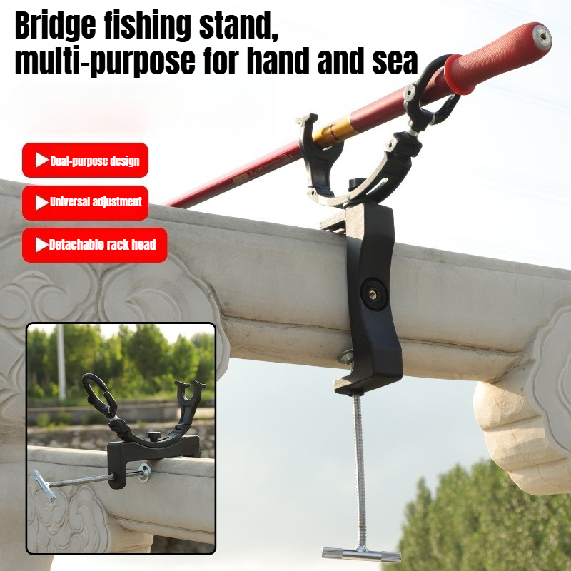 360° Rotating Adjustable Heavy - Fishing Rod Rack review and price