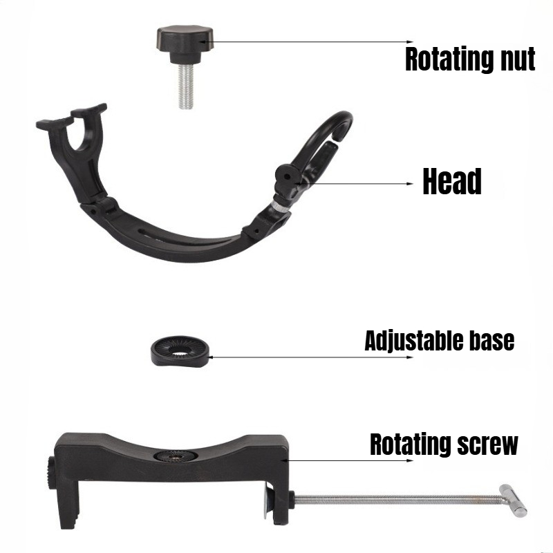 360° Rotating Adjustable Heavy - Fishing Rod Rack review and price